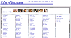 Desktop Screenshot of idolpleasures.com