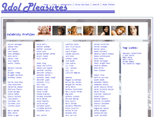 Tablet Screenshot of idolpleasures.com